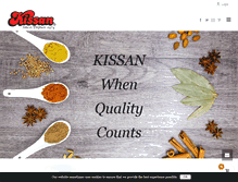 Tablet Screenshot of kissan.ca